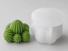 Molde silicona bouquet de cactus